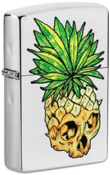 Zapalniczka Zippo Leaf Cannabis Skull 49241