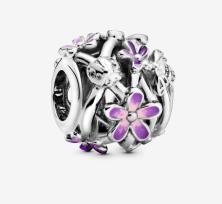 Koralik Pandora Openwork Purple Daisy 798772C02