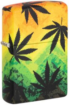 Zapalniczka Zippo Cannabis Floating Leaves 49806