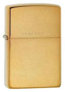 Zapalniczka Zippo Solid Brass Brushed 204