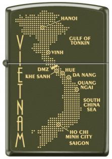 Zapalniczka Zippo Vietnam Dot Map 0585