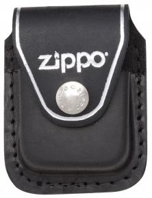 Etui skórzane Zippo z klipem czarne 17003