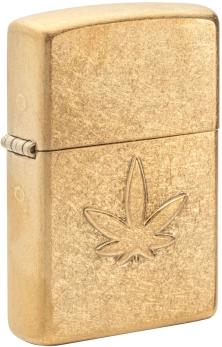 Zapalniczka Zippo Stamped Leaf Cannabis 49569