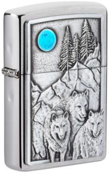 Zapalniczka Zippo Wolf Pack and Moon Emblem 49295