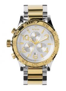 Zegarek Nixon 42-20 Chrono Silver/Champagne/Gold A037 1431