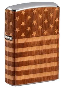 Zapalniczka Zippo Woodchuck Wrap American Flag 49332