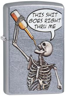 Zapalniczka Zippo Drinking Skeleton 29613