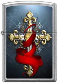 Zapalniczka Zippo Cross With Ribbon 3444