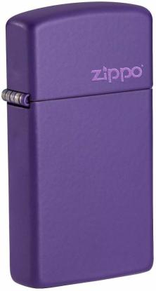 Zapalniczka Zippo Slim Purple Matte Logo 1637ZL
