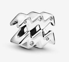 Koralik Pandora Sparkling Aquarius Zodiac 798415C01