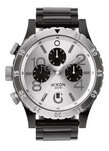 Zegarek Nixon 48-20 Chrono Black/Silver A486 180