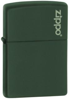 Zapalniczka Zippo Green Matte Logo Zippo 221ZL