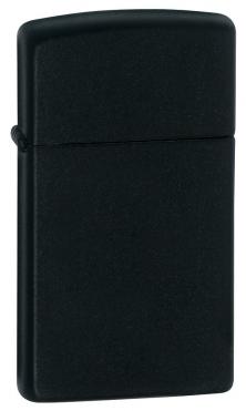 Zapalniczka Zippo Black Matte Slim 1618