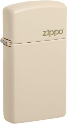Zapalniczka Zippo Slim Flat Sand Zippo Logo 49528ZL
