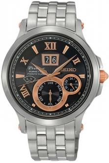 Zegarek Seiko SNP054P1 Premier Kinetic Perpetual Calendar