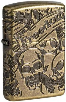 Zapalniczka Zippo Freedom Skull Design 49035