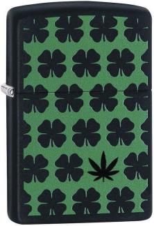 Zapalniczka Zippo Clover and Cannabis Leaf 29729