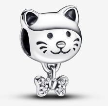 Koralik Pandora Pet Cat & Bow 792255C01