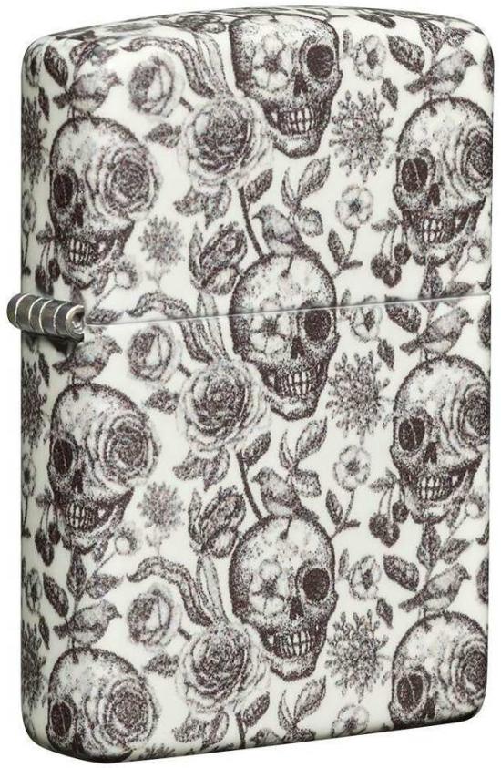 Zapalniczka Zippo Skeleton Design Glow in The Dark 49458