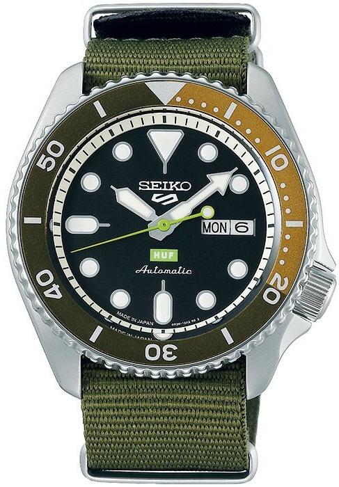 Zegarek Seiko SRPJ19 5 Sports HUF Skateboarding Limited Edition 1 000 pcs