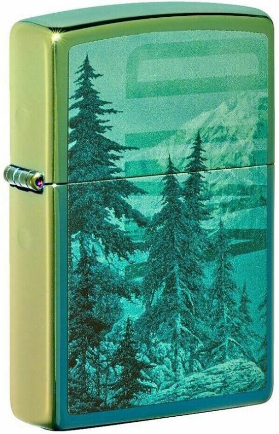 Zapalniczka Zippo Mountain Design High Polish Teal 49461