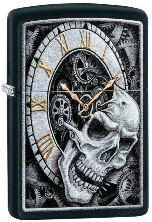 Zapalniczka Zippo Skull Clock 29854