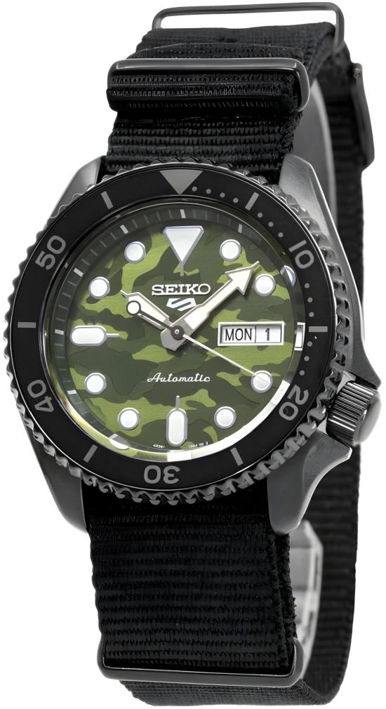 Zegarek Seiko SRPJ37K1 5 Sports Camouflage Automatic