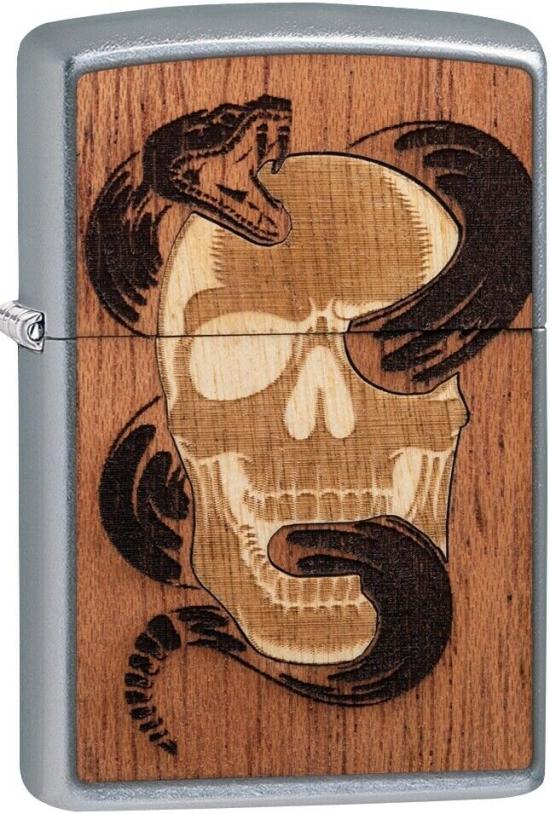 Zapalniczka Zippo Woodchuck Skull Snake 49042