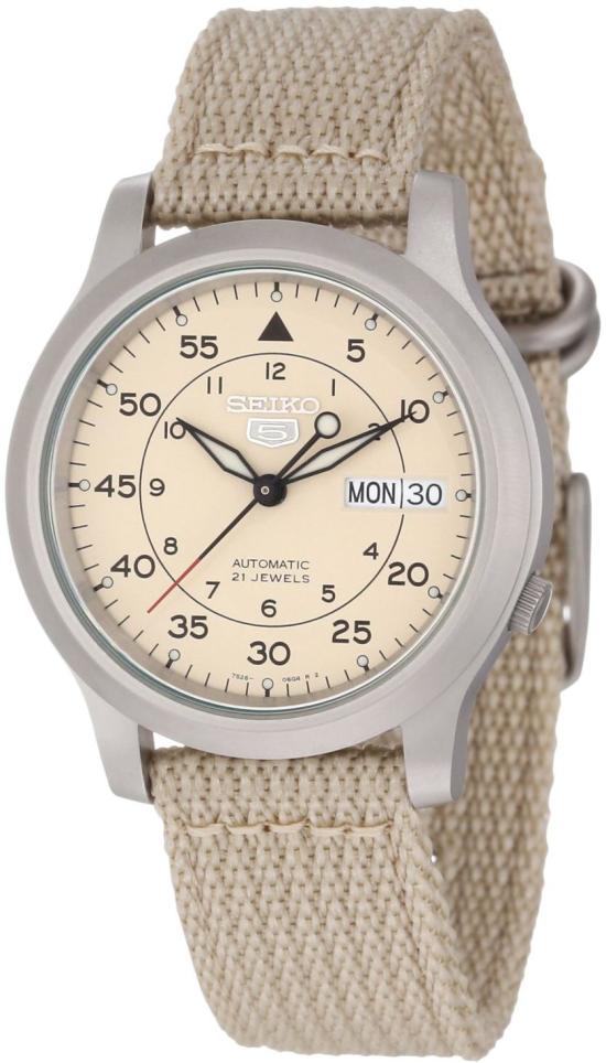 Zegarek Seiko Sports 5 SNK803K2 Automatic Military