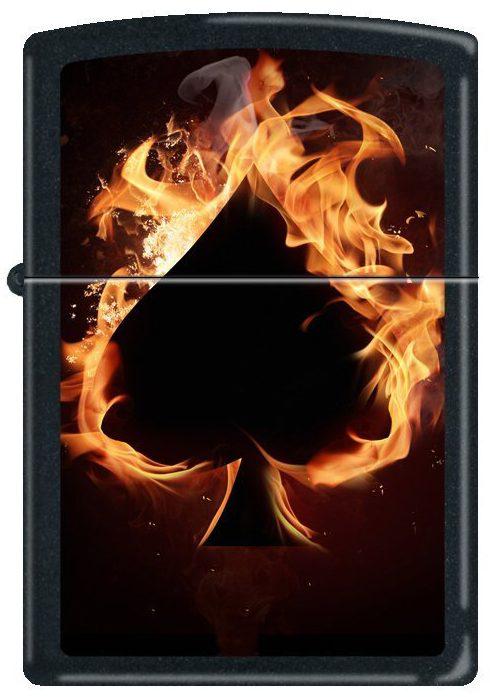 Zapalniczka Zippo Ace of Spades - Flaming 0242