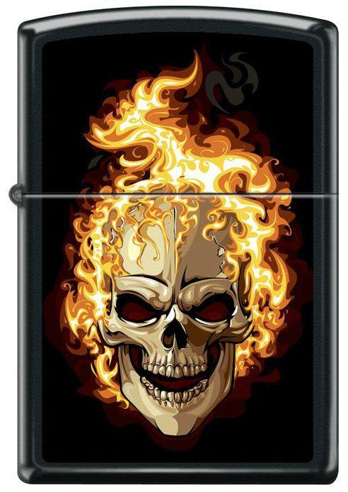 Zapalniczka Zippo Burning Skull 6114