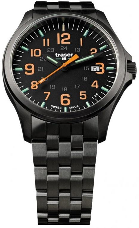 Zegarek Traser P67 Officer Pro GunMetal Black/Orange 107870