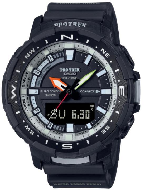 Zegarek Casio PRT-B70BE-1 Pro Trek Night Fishing Edition