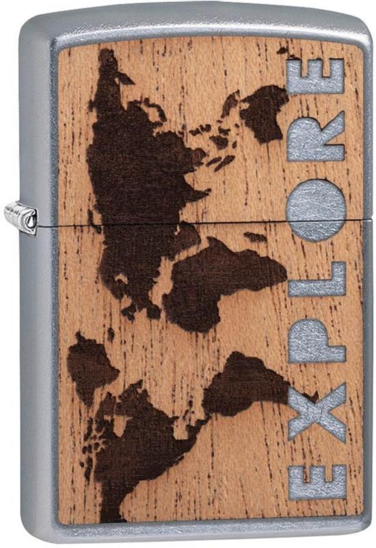 Zapalniczka Zippo Woodchuck Explore Earth Map 49171