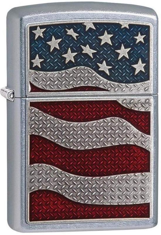 Zapalniczka Zippo 29513 Diamond Plate Flag