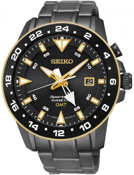 Zegarek Seiko SUN026P1 Sportura GMT Kinetic