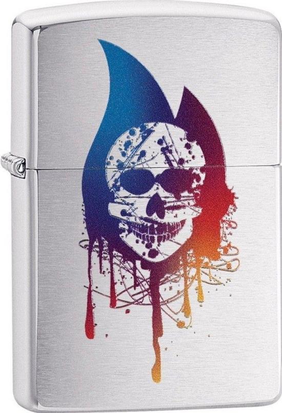 Zapalniczka Zippo Skull Flame 29721