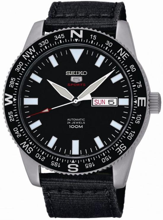 Zegarek Seiko Sports 5 SRP667K1 Automatic Military