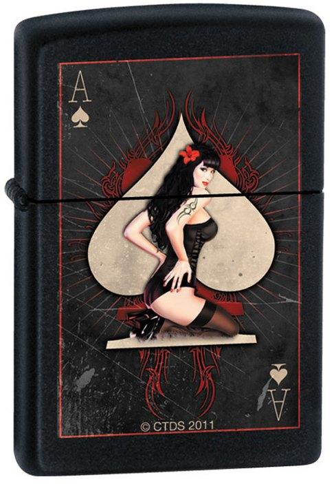 Zapalniczka Zippo Ace of Spades - Pinup Girl 7280
