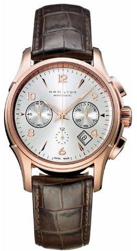 Zegarek Hamilton JazzMaster Auto Chrono Rose Gold H32646555