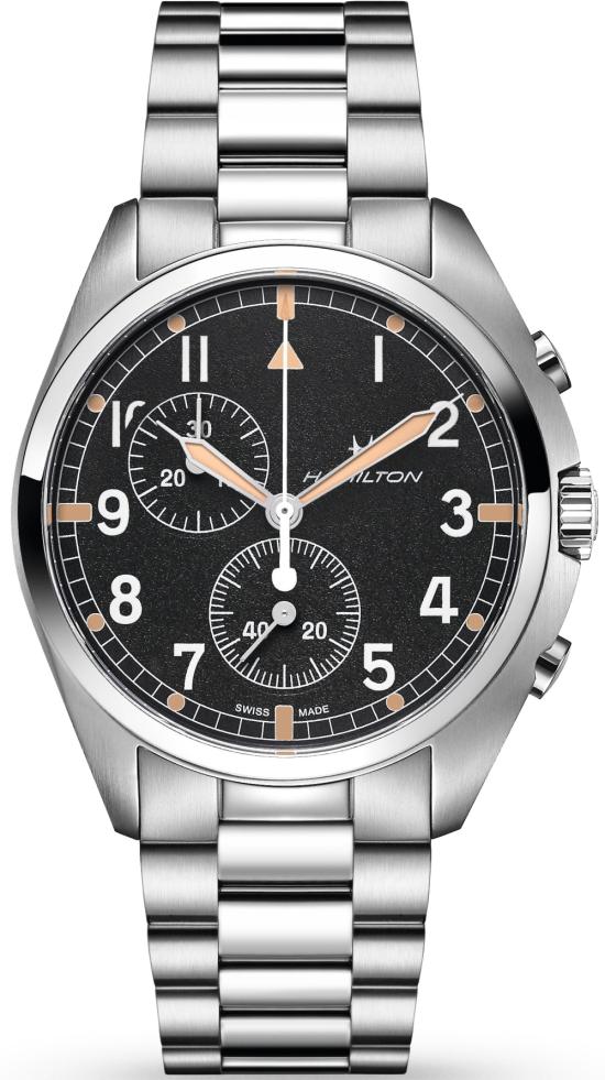 Zegarek Hamilton Khaki Aviation Pilot Pioneer Quartz Chronograph H76522131