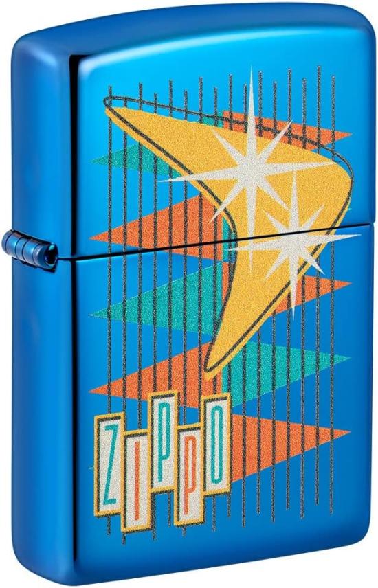 Zapalniczka Zippo Retro Design High Polish Blue 49768