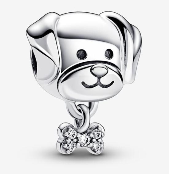 Koralik Pandora Pet Dog & Bone 792254C01