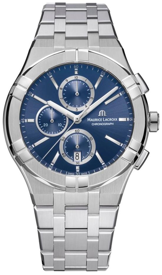 Zegarek Maurice Lacroix Aikon Quartz Chronograph AI1118-SS002-430-1