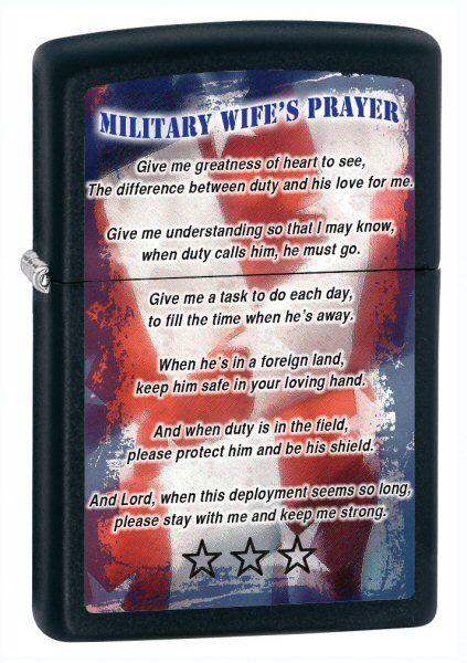 Zapalniczka Zippo Military Wife Prayer 26418