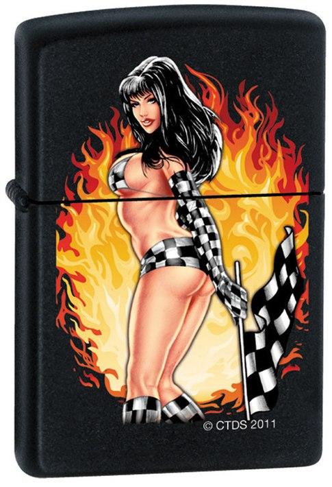 Zapalniczka Zippo Trevco Checker Pinup Girl 7282