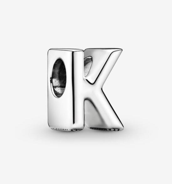 Koralik Letter K Alphabet Charm 797465
