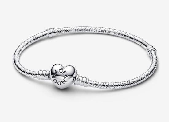 Bransoleta Pandora Moments Heart & Snake 590719-18