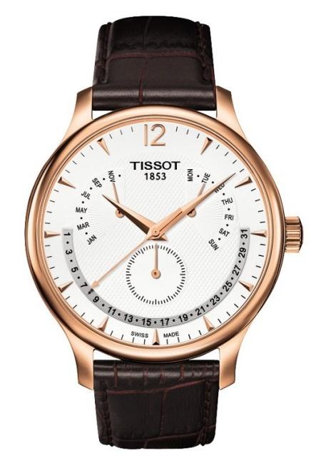 Zegarek Tissot Tradition Perpetual Calendar T063.637.36.037.00