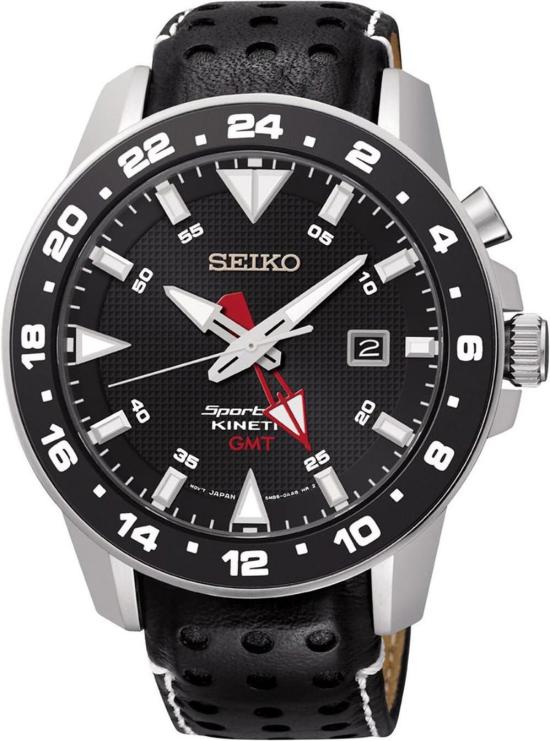 Zegarek Seiko SUN015P2 Sportura Kinetic GMT